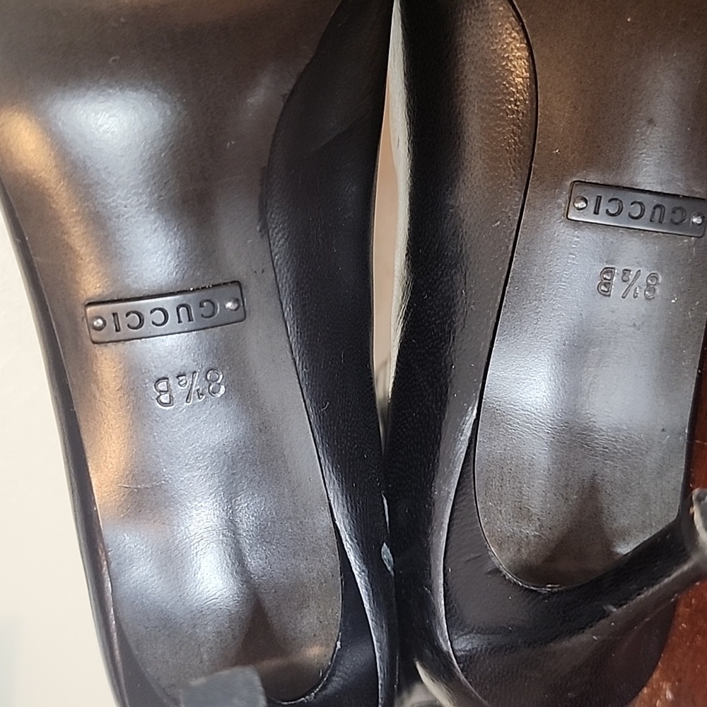 GUCCI Black Heel Boots Size 8 1/2 - Picture 7 of 11